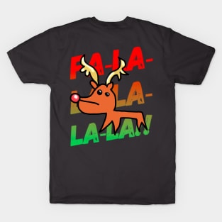 Rudolph Christmas Fa-La-La-La T-Shirt